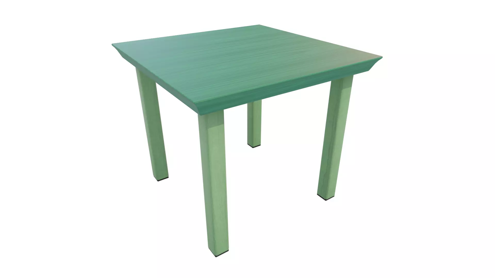 Outdoor Table Low-poly 3D model_0