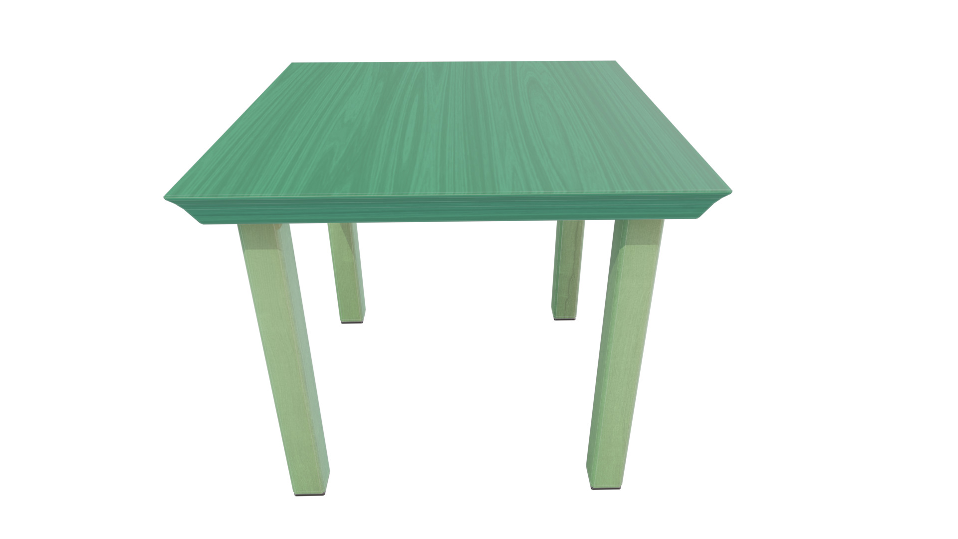 Outdoor Table Low-poly 3D model_3