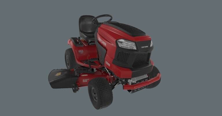 Next generation lawn mower Low-poly 3D model_3