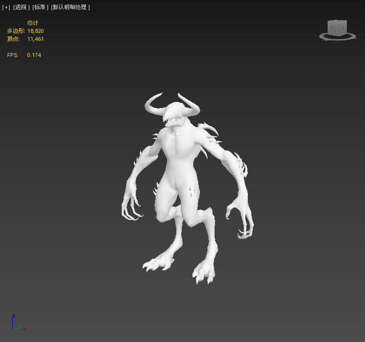 Next Generation Monster Leader Low-poly 3D model_2