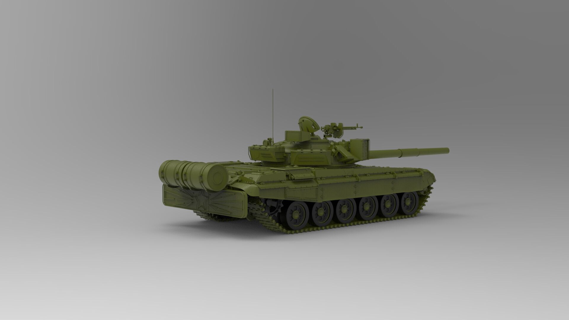  T-72 battle tank 3D model_1