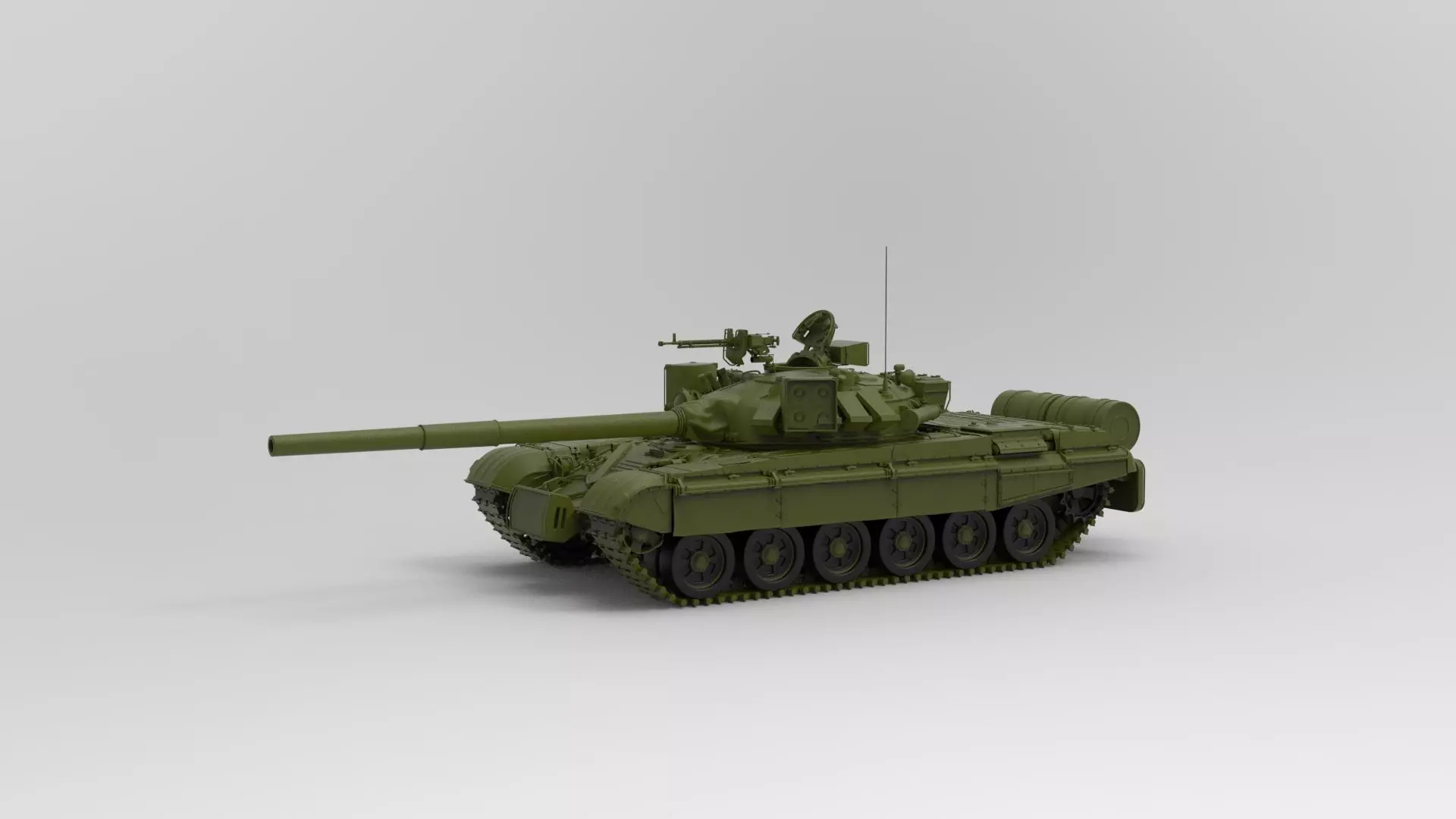  T-72 battle tank 3D model_0