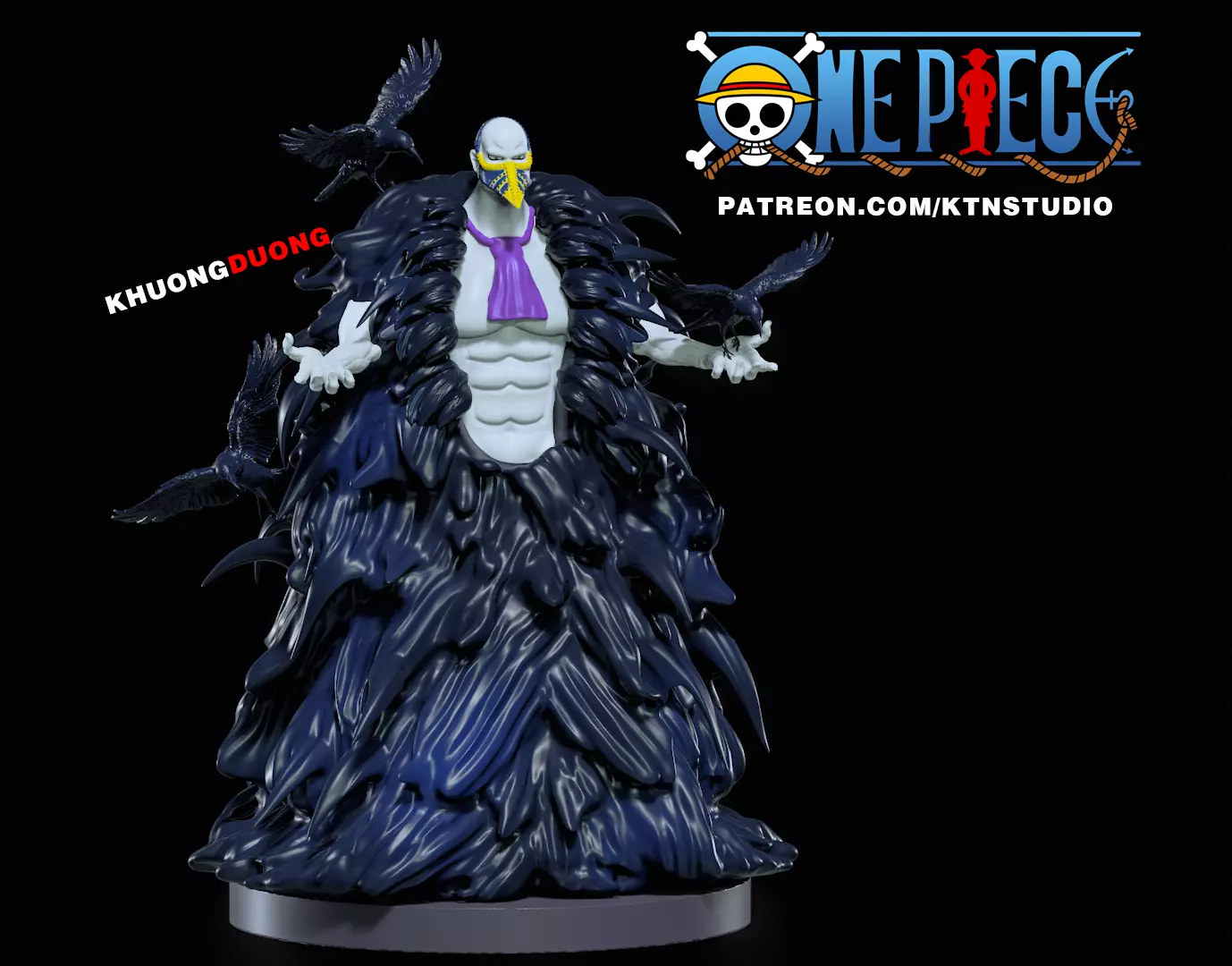 KARASU - Revolutionary Army - ONE PIECE - 3d print 3D print model_0