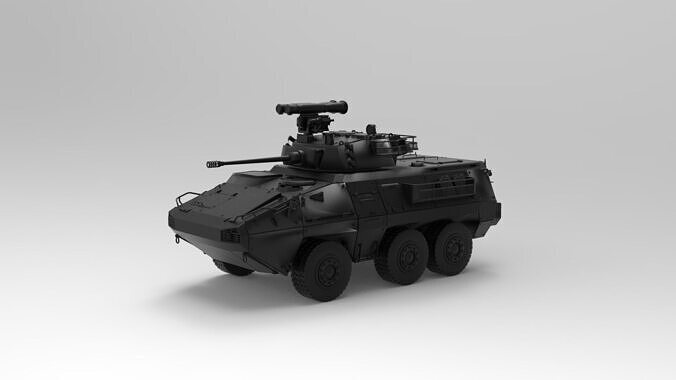Armored Personnel Carrier 3D model
