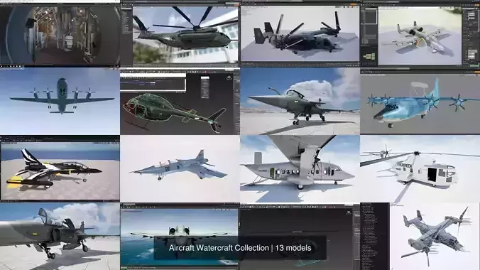 Aircraft Watercraft Collection 