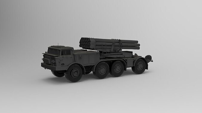  multiple rocket launcher 3D model
