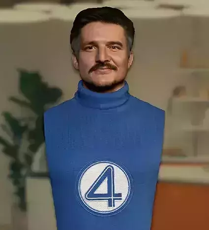 Mister Fantastic Dr Reed Richards Pedro Pascal  3D print model