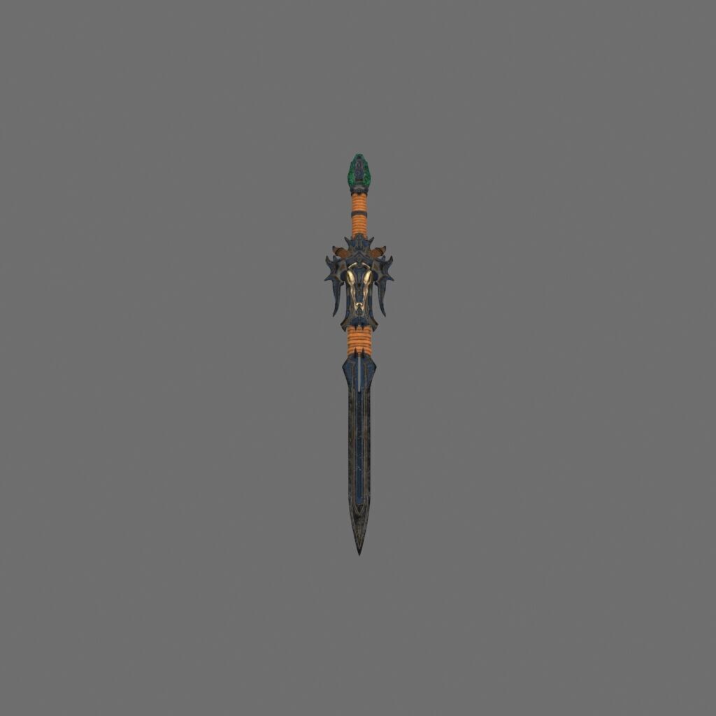 The Next Generation Dream Sword Low-poly 3D model_1
