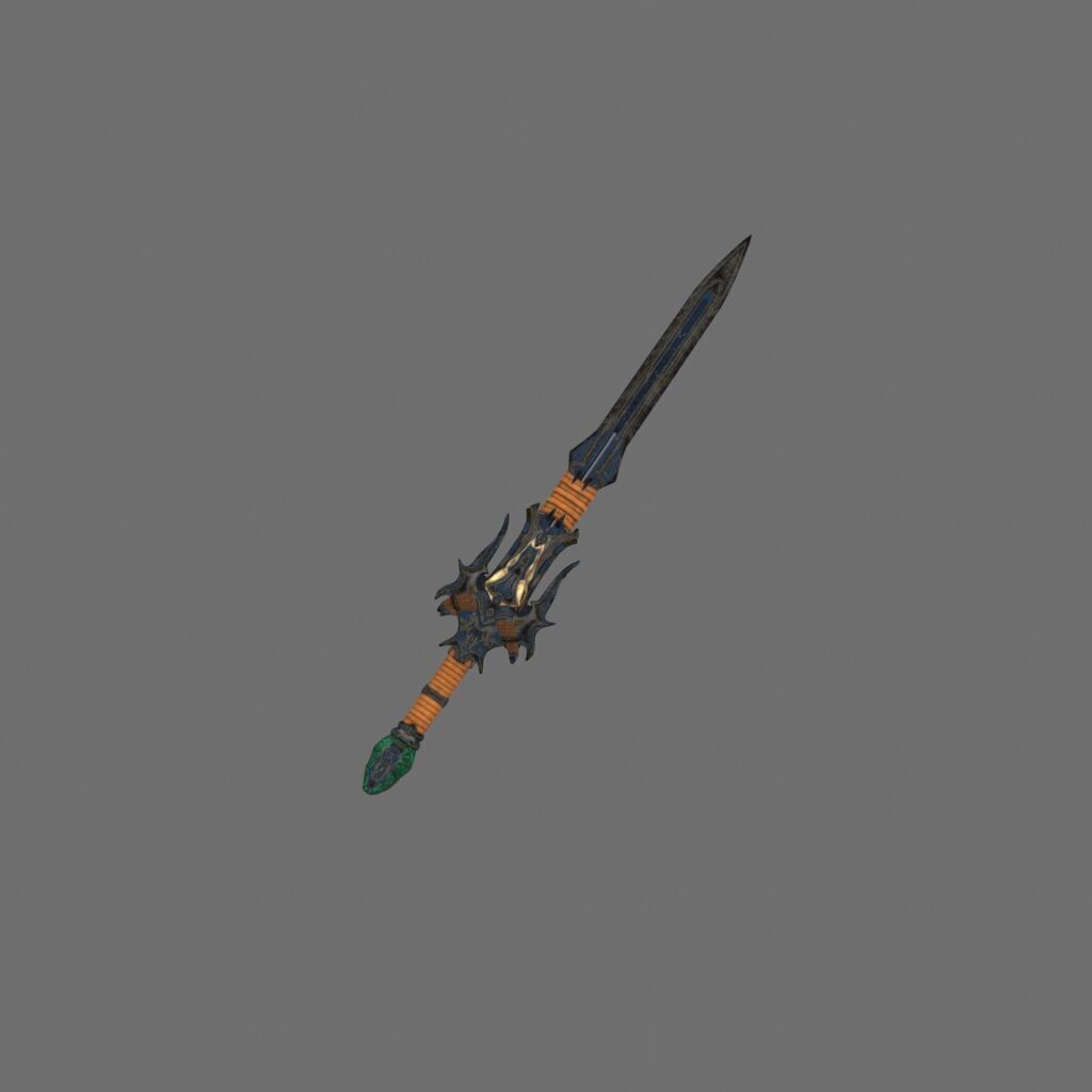 The Next Generation Dream Sword Low-poly 3D model_2