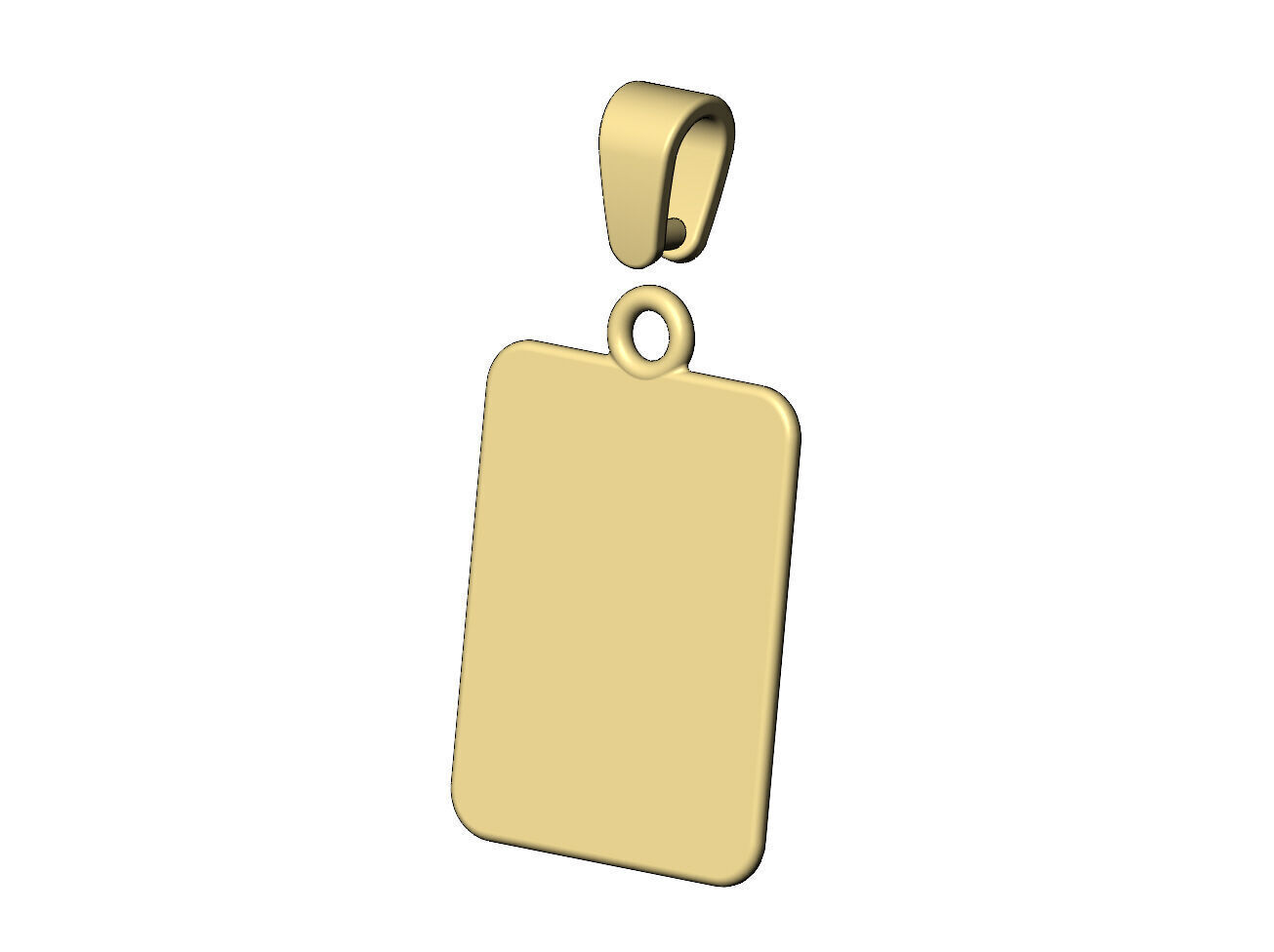 Three 3 number NBA font faceted sunrays pendant charm 3D print model_9