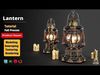 Lantern Low-poly 3D model_1