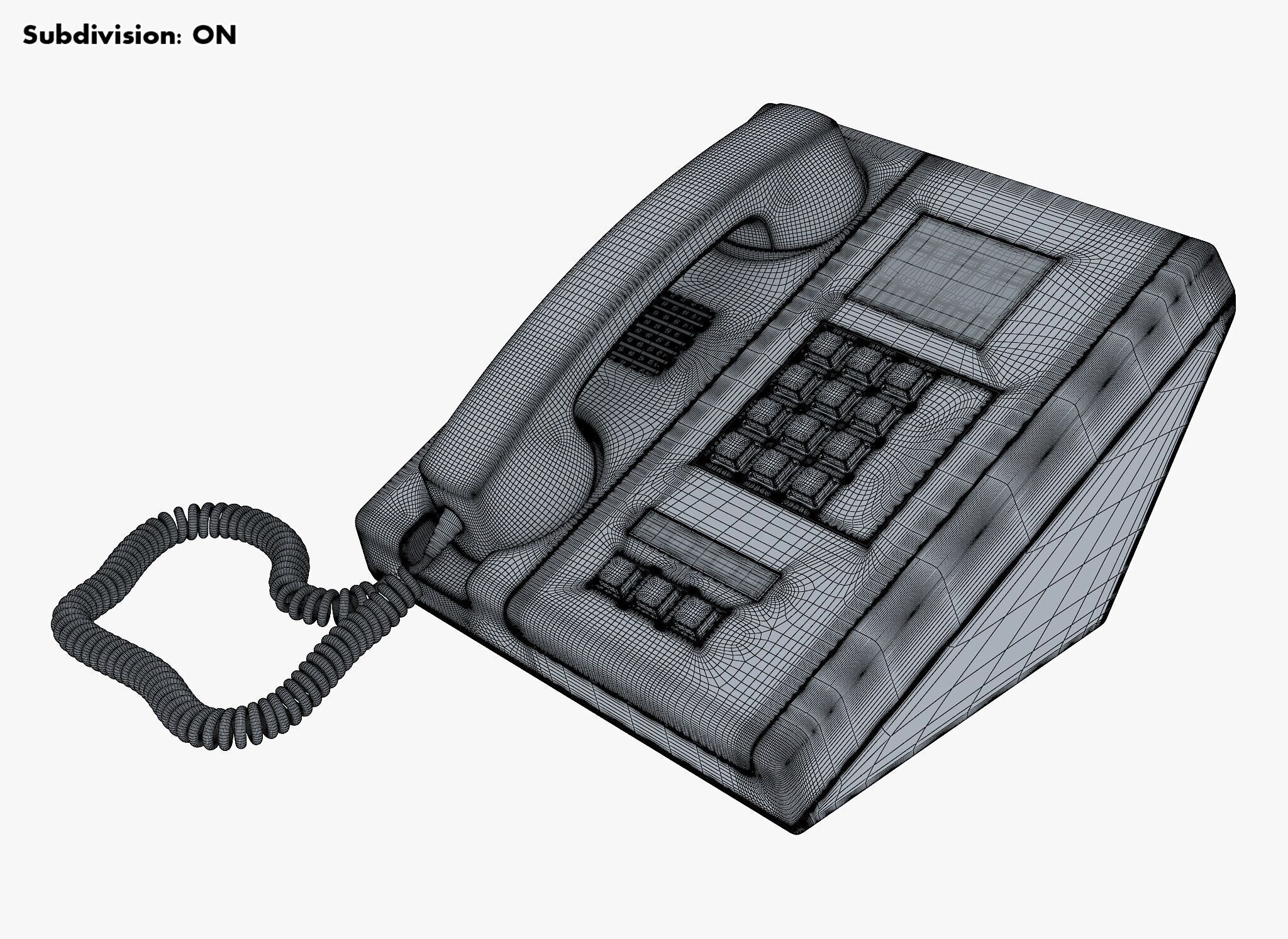 Secure Crypto Telephone Generic M 1 3D model_12