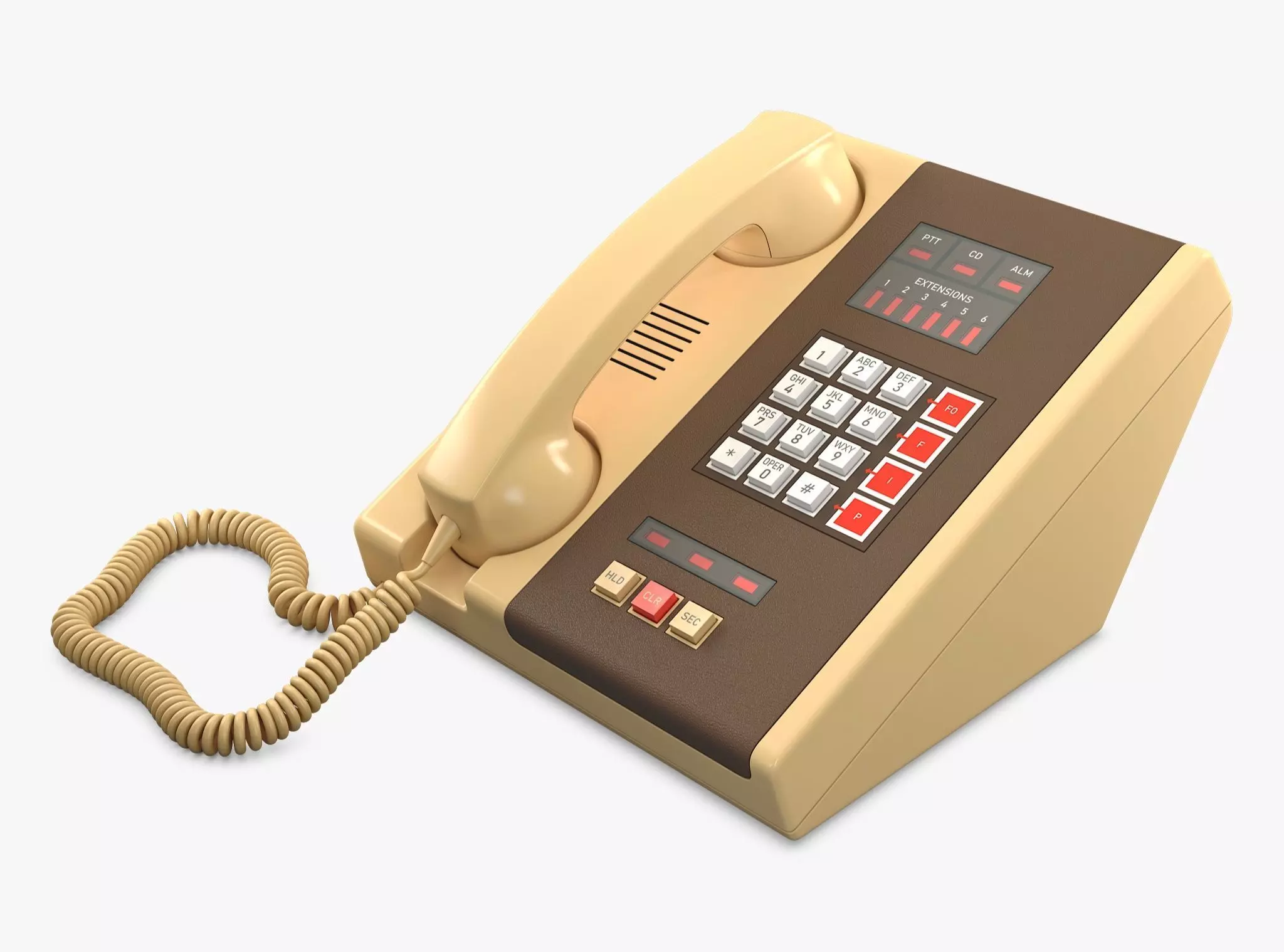 Secure Crypto Telephone Generic M 1 3D model_0