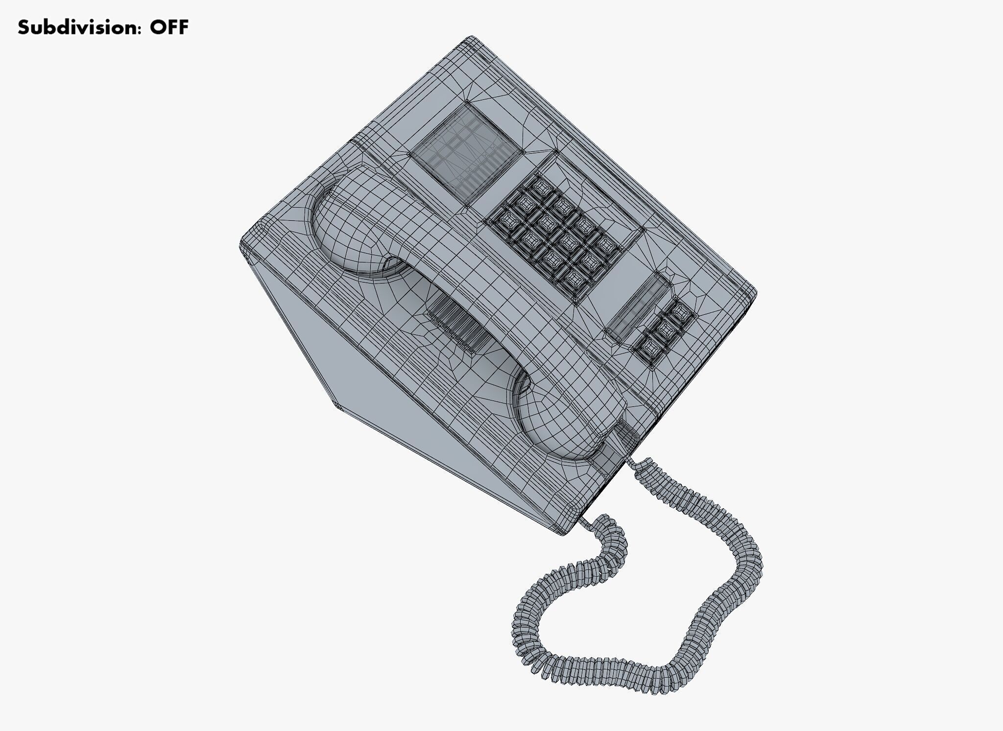 Secure Crypto Telephone Generic M 1 3D model_19