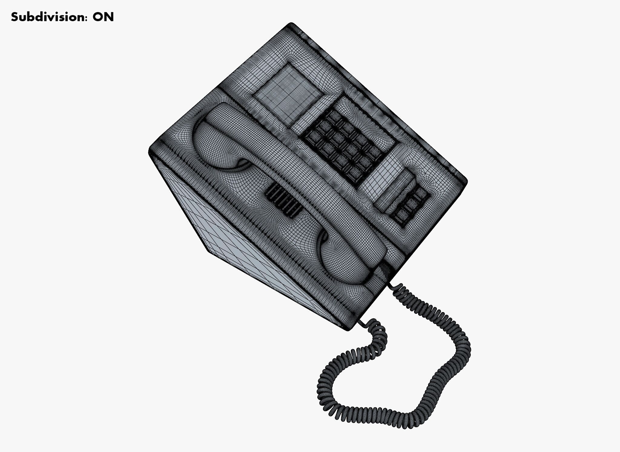 Secure Crypto Telephone Generic M 1 3D model_18