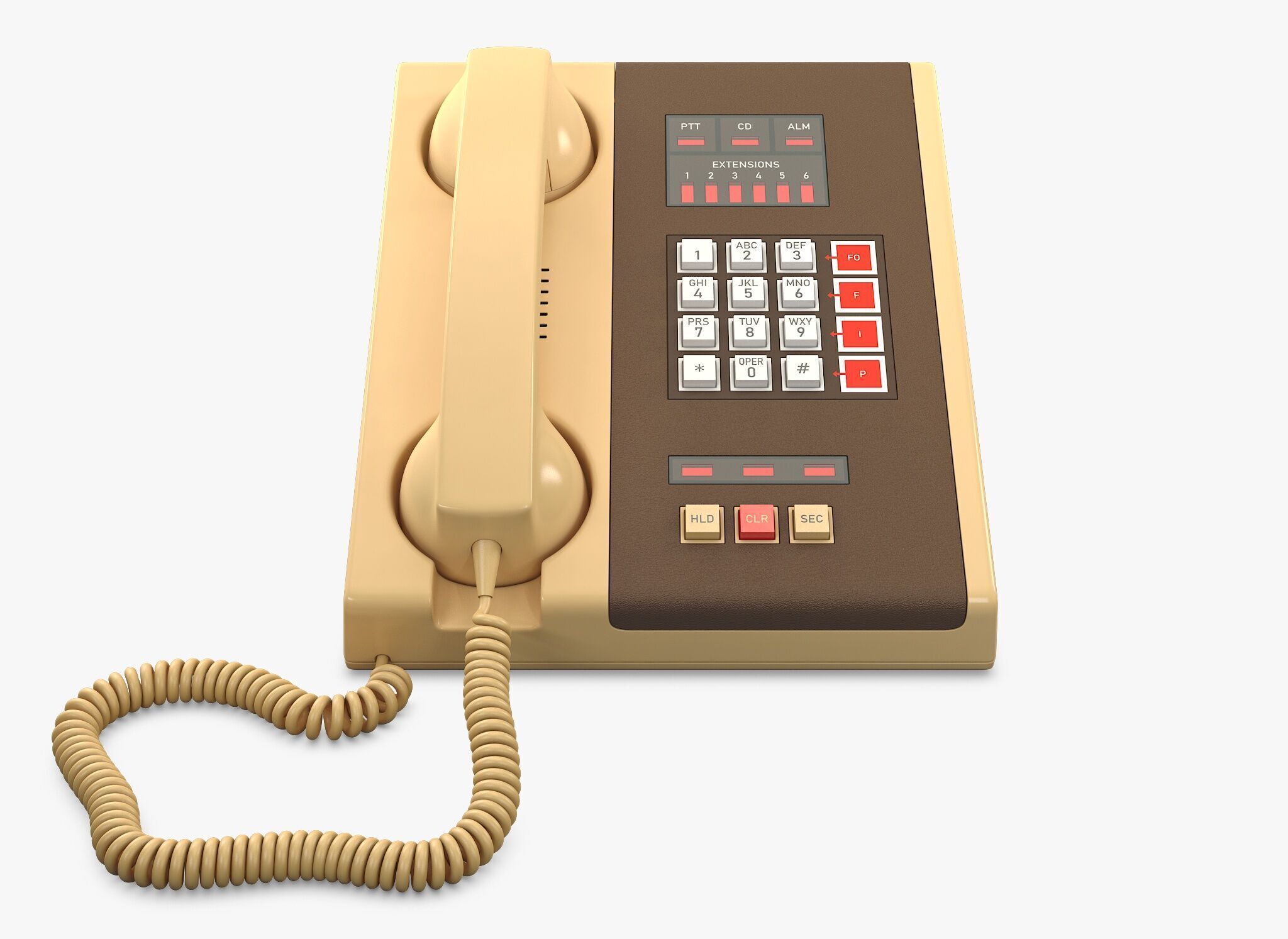 Secure Crypto Telephone Generic M 1 3D model_2