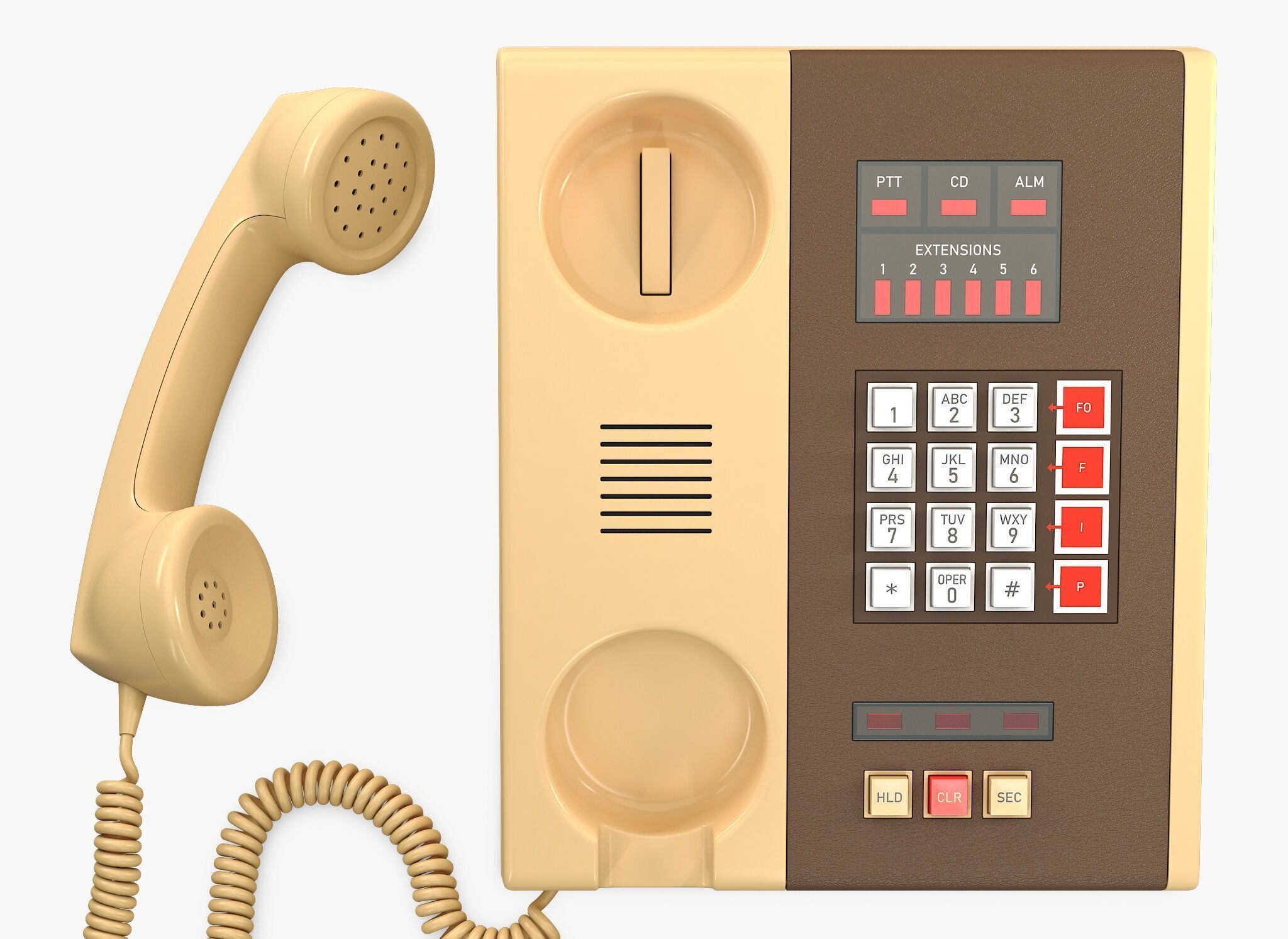 Secure Crypto Telephone Generic M 1 3D model_9