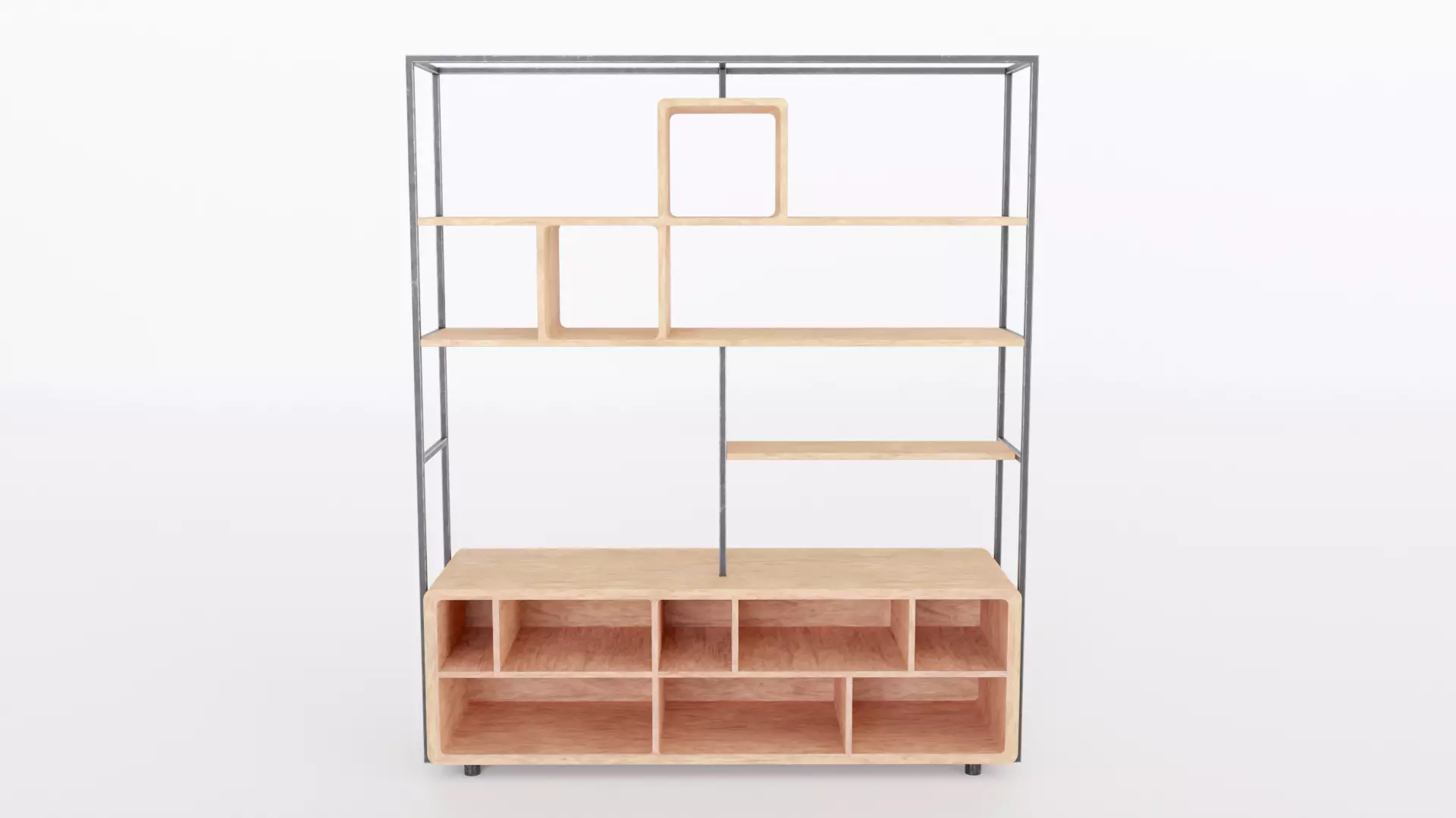 Furniture Modern Shelf 2 3D model_0