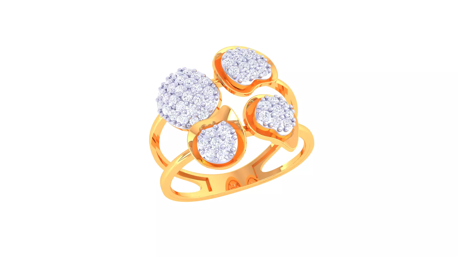 Women Ring MTL 3dm STL OBJ FBX Details 3D print model