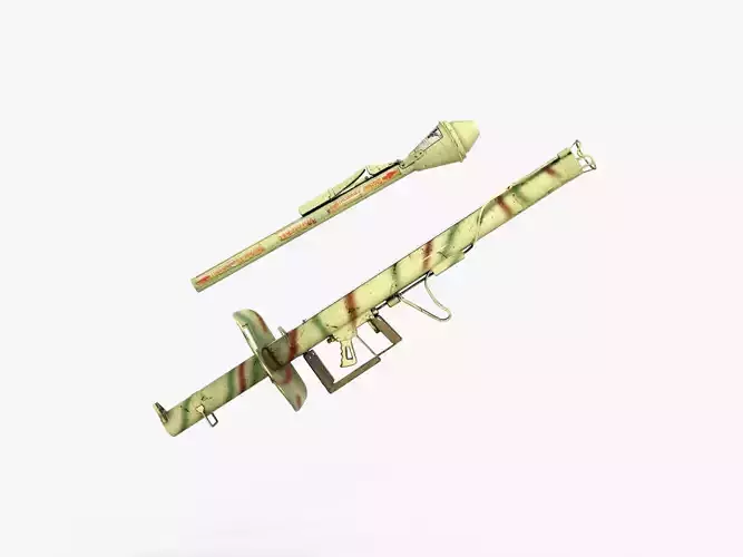Panzerfaust WW2 Low-poly 3D model