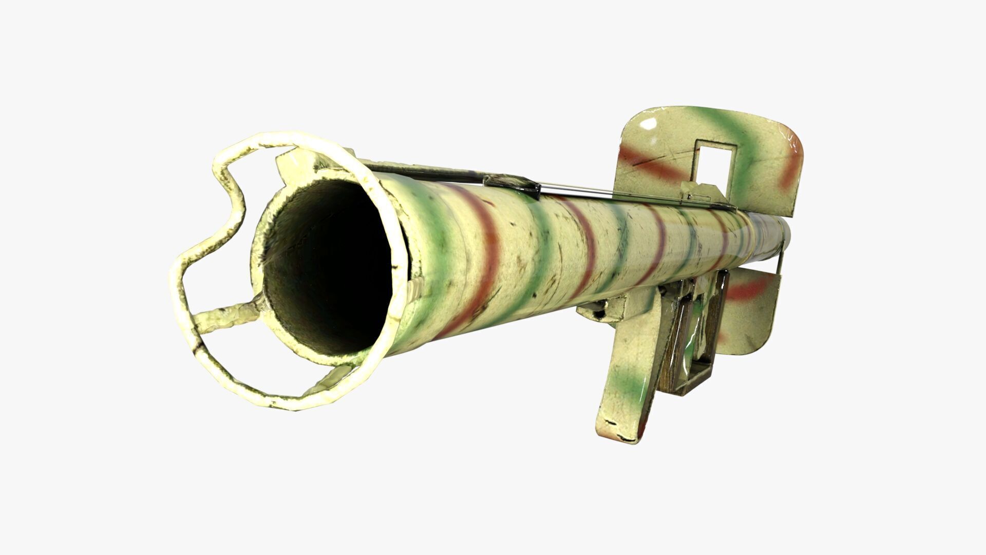 Panzerfaust WW2 Low-poly 3D model_4