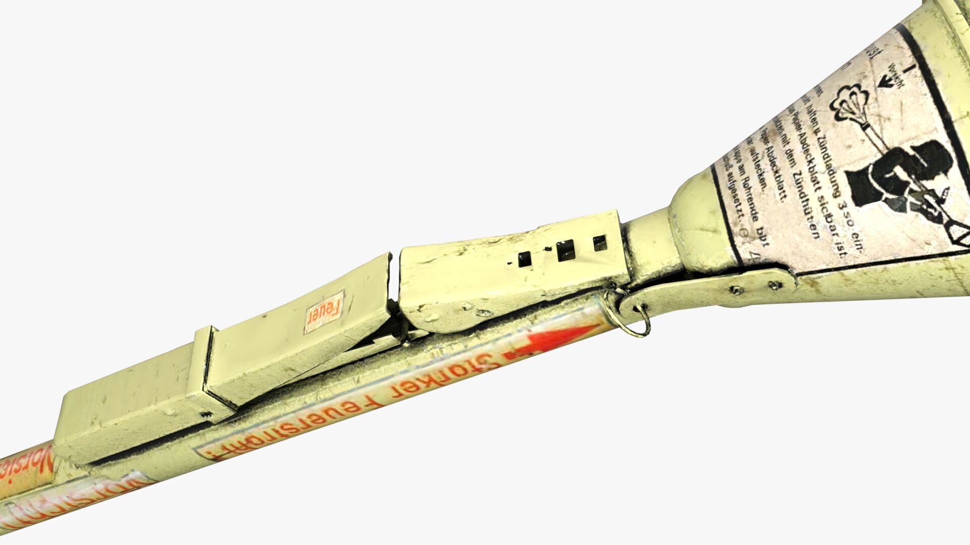 Panzerfaust WW2 Low-poly 3D model_6