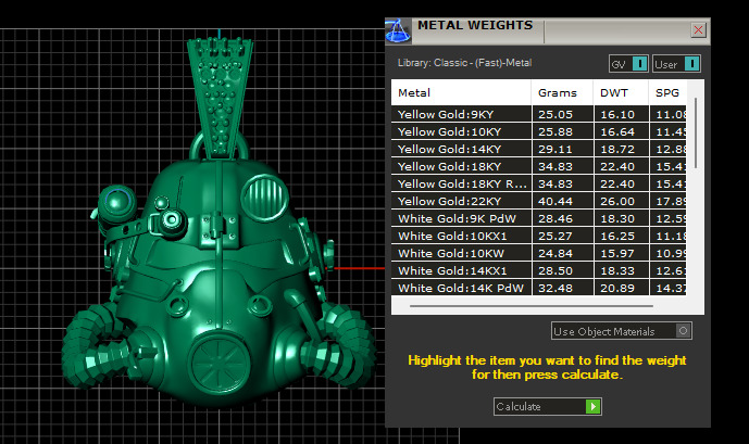 POWER ARMOR PENDANT 3D PRINTABLE MODEL  3D print model_2