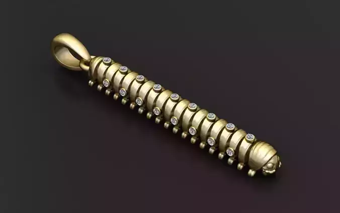 SNIAL ANIMAL PENDANT 3D PRINTABLE MODEL 