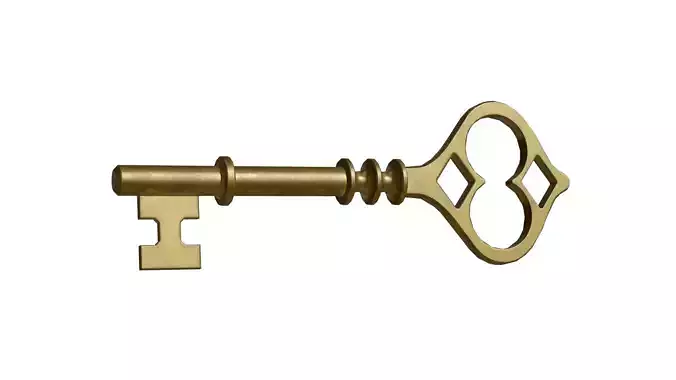 Vintage Golden key