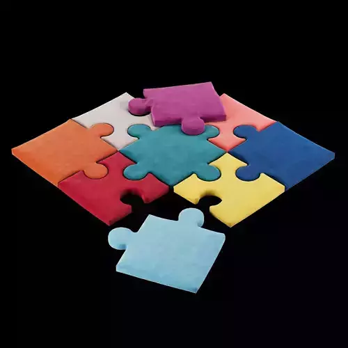 Puzzle pillow 3 3D model