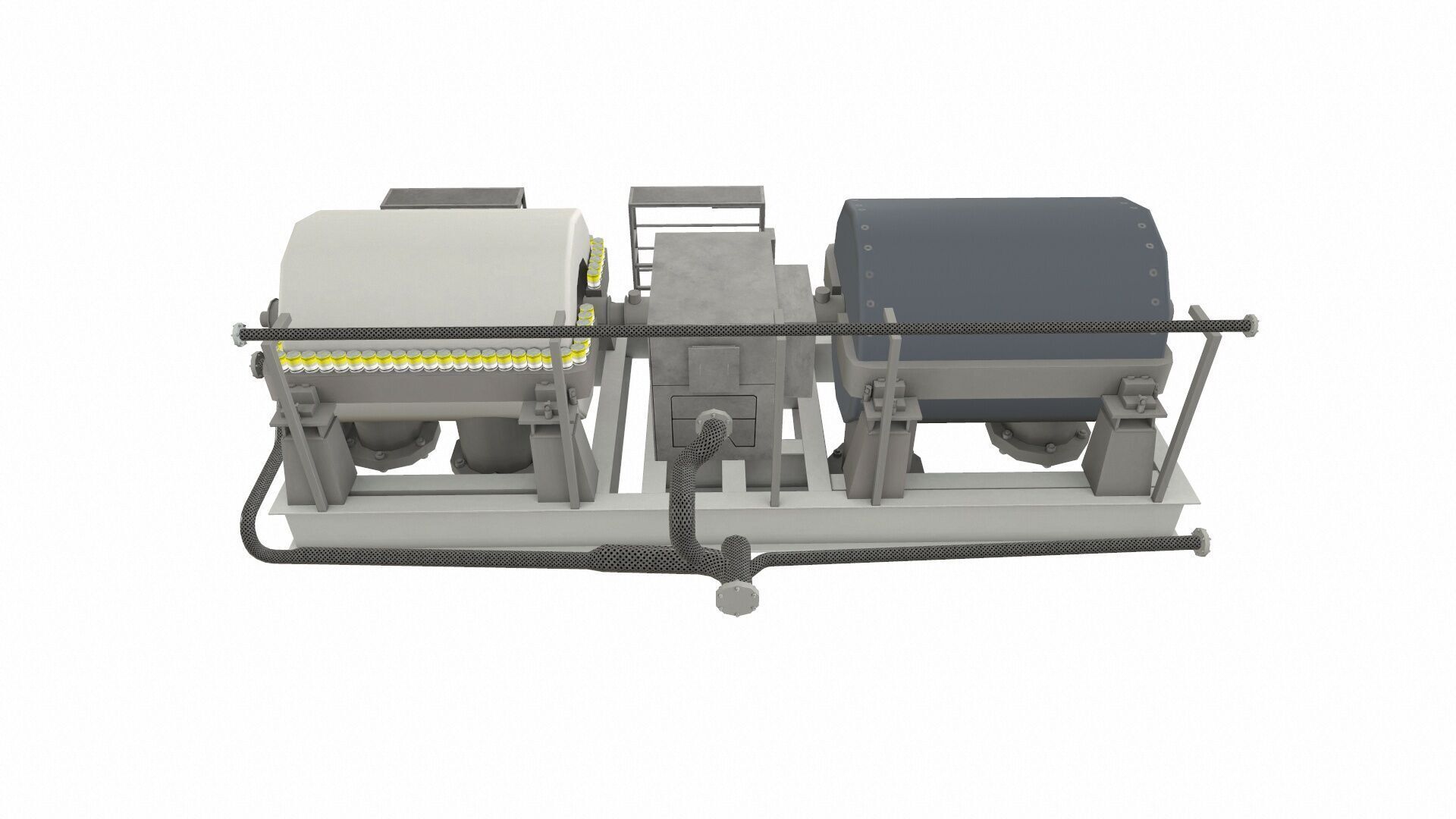 Ethylene Compressor Low-poly 3D model_3