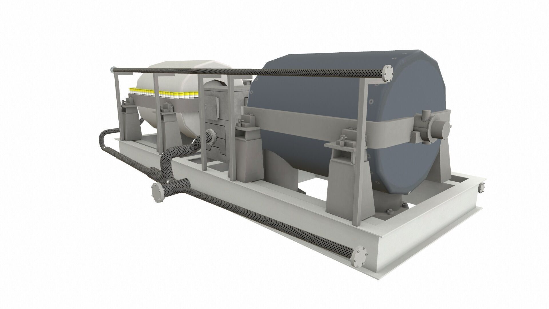 Ethylene Compressor Low-poly 3D model_6