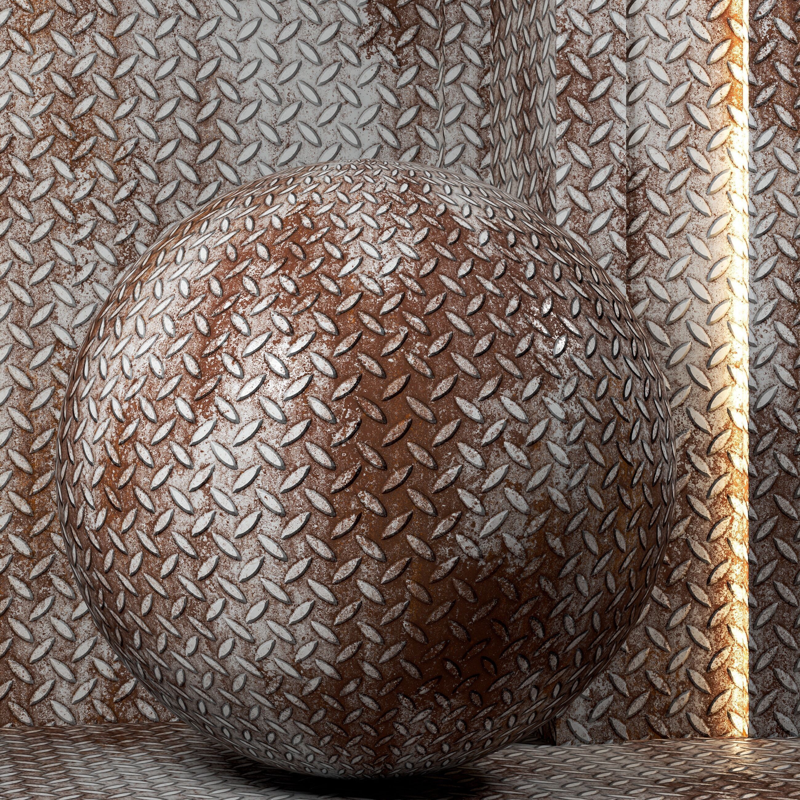 4K Rusty Metal Texture - Seamless Tileable PBR - High Detail Texture_1