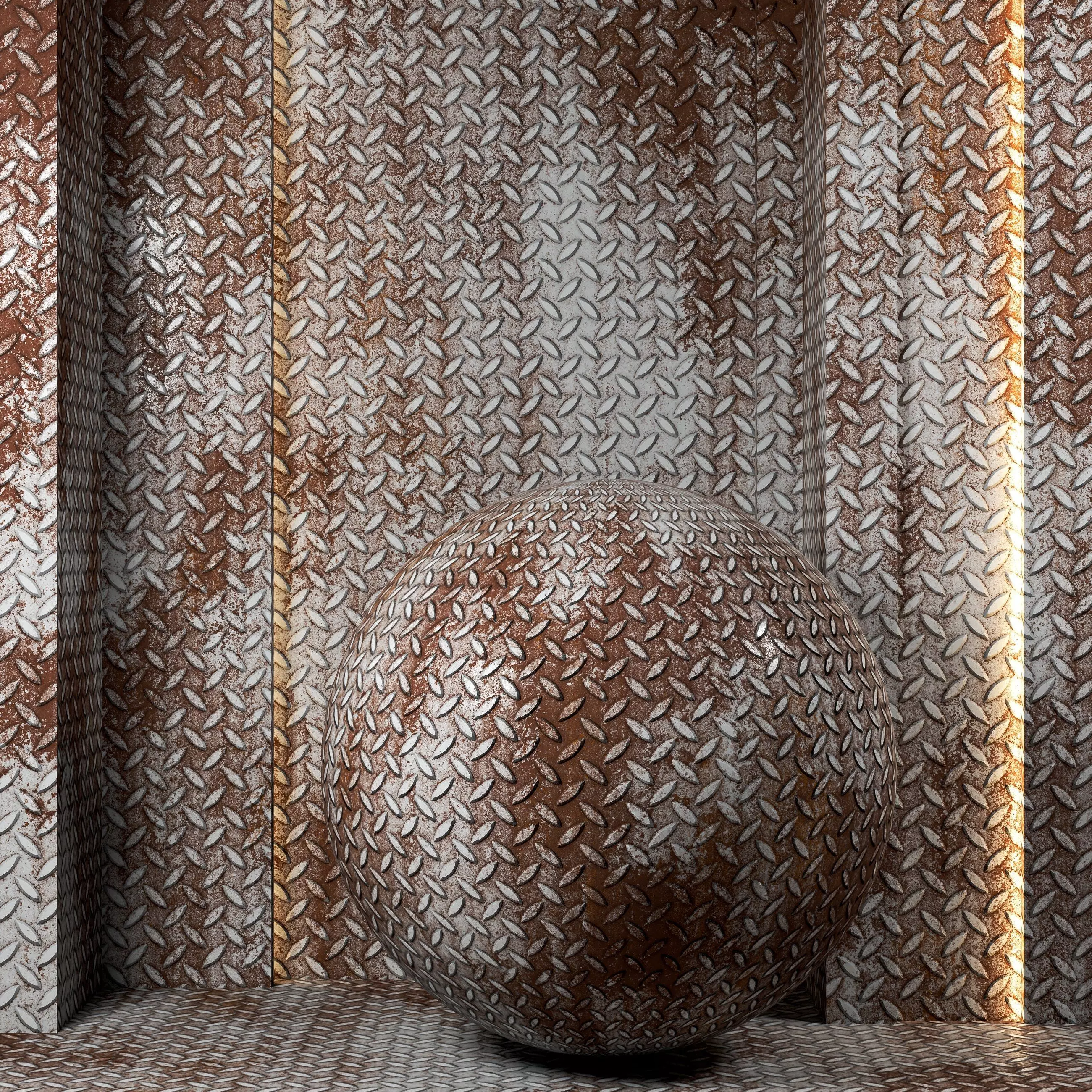 4K Rusty Metal Texture - Seamless Tileable PBR - High Detail Texture_0