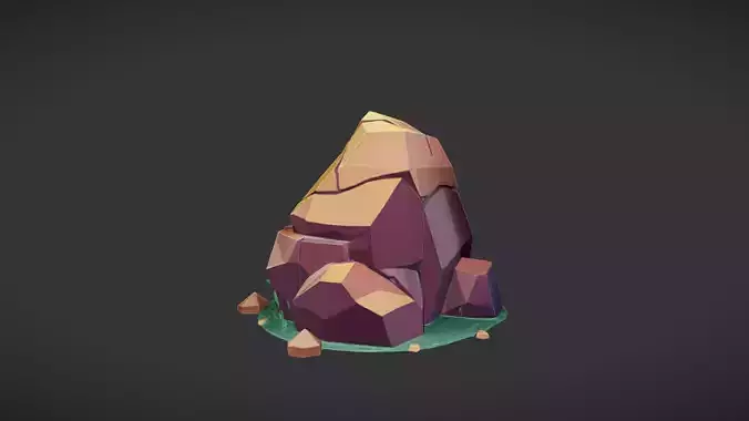 Cartoon rock formation