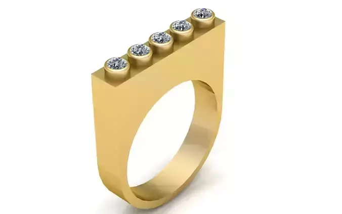 FANCY RING 3D PRINTABLE MODEL 3D print model