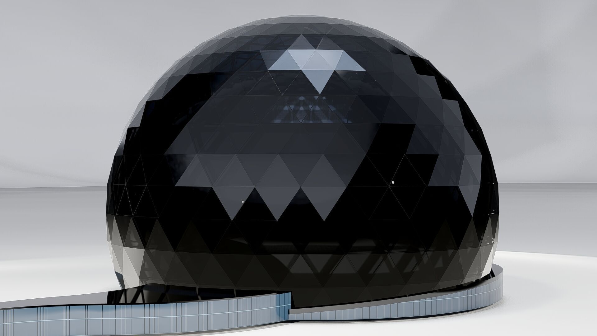 Sphere of Las Vegas 3D model_4
