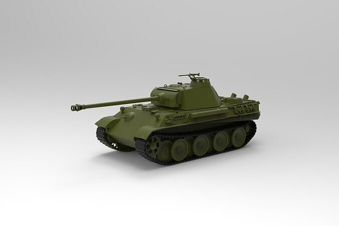 Panther tank 3D model