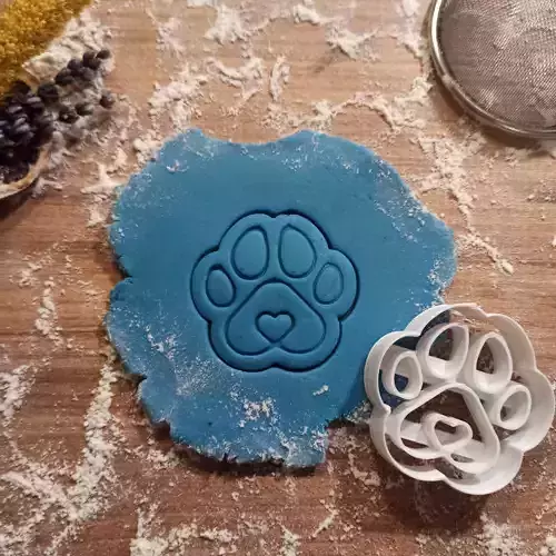 Love Pet Paw Cookie Cutter - Dog or Cat Birthday Gift