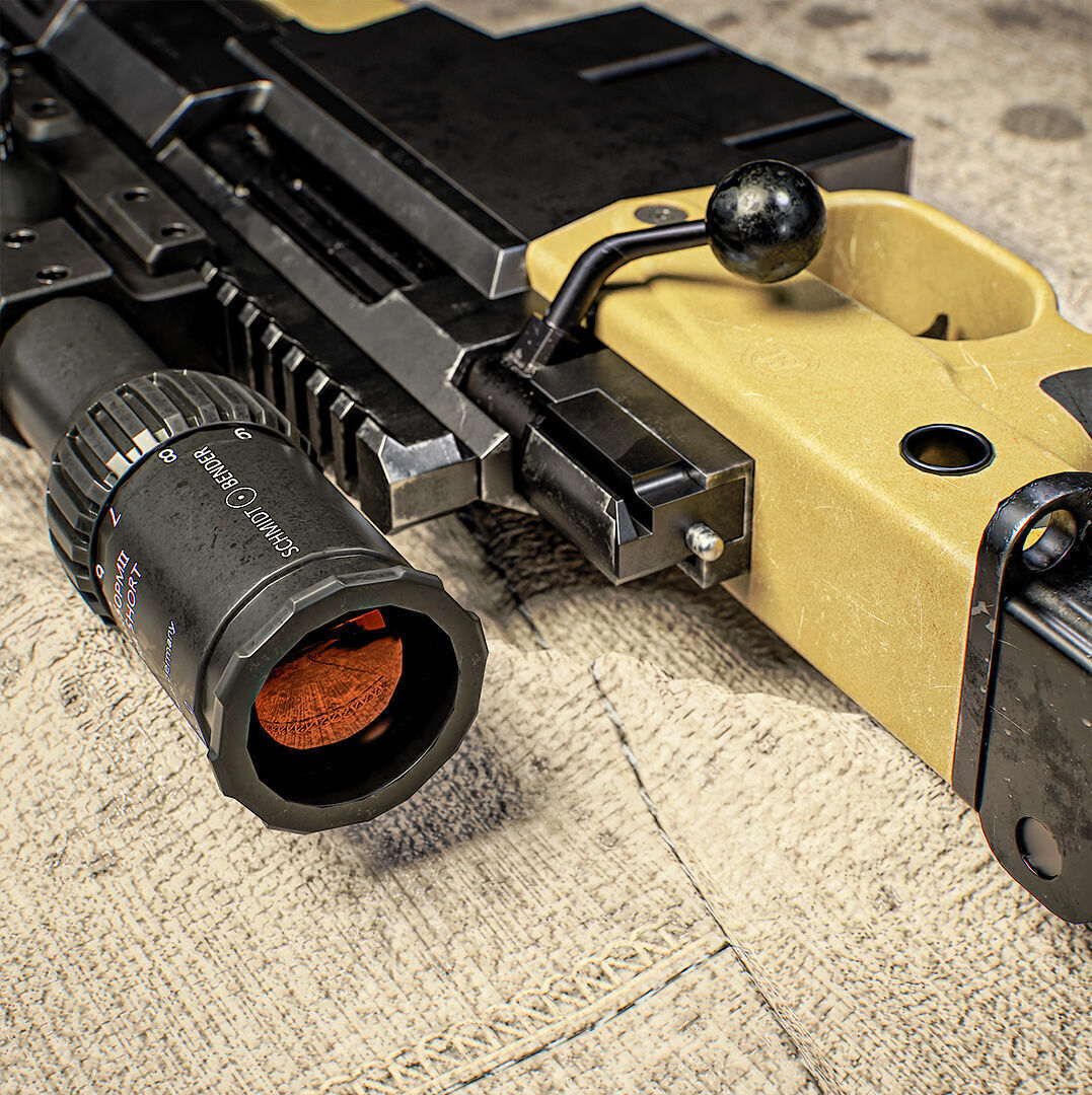 3D model Ax 388 sniper rifle VR / AR / low-poly | CGTrader