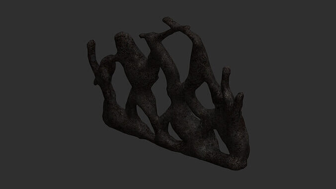 Bony Wall 3D model