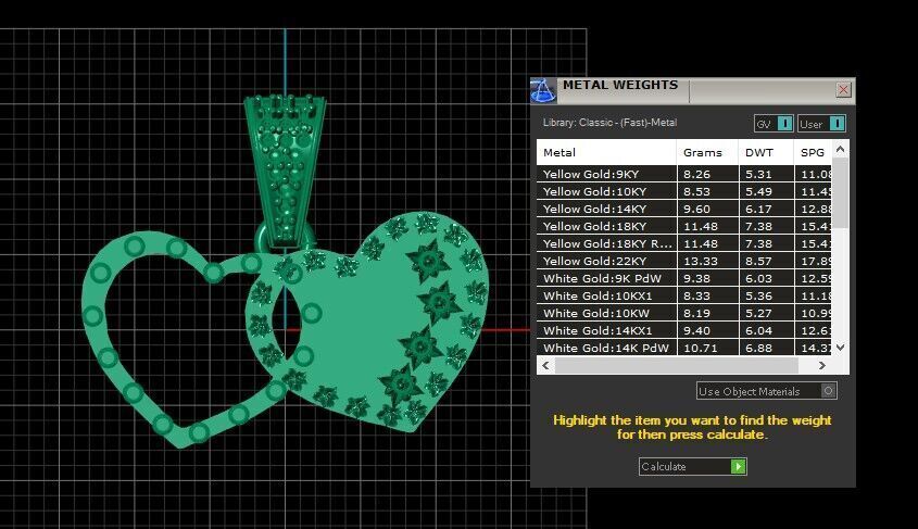GENUINE HEART PENDANT 3D PRITNABLE MODEL  3D print model_2