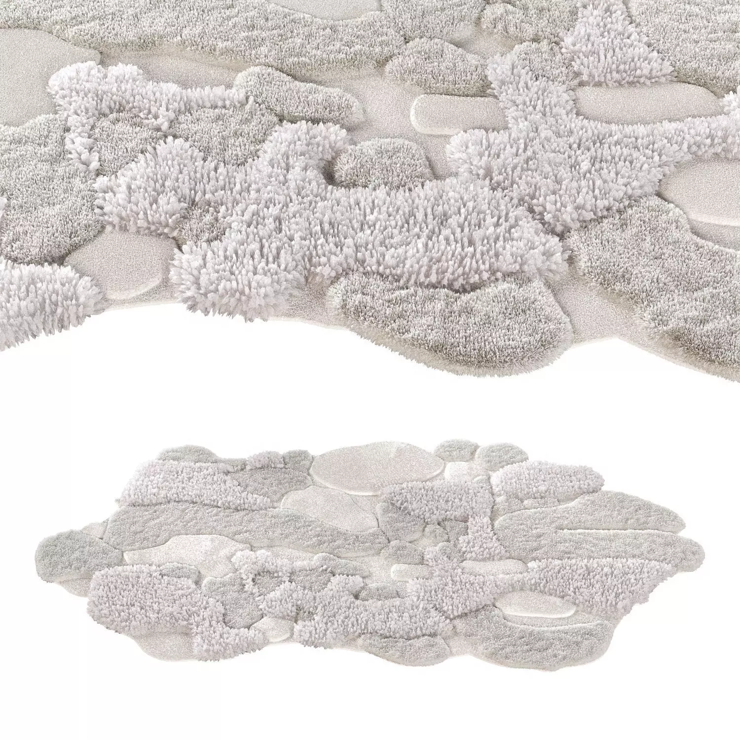 First snow carpet long 3D model_0