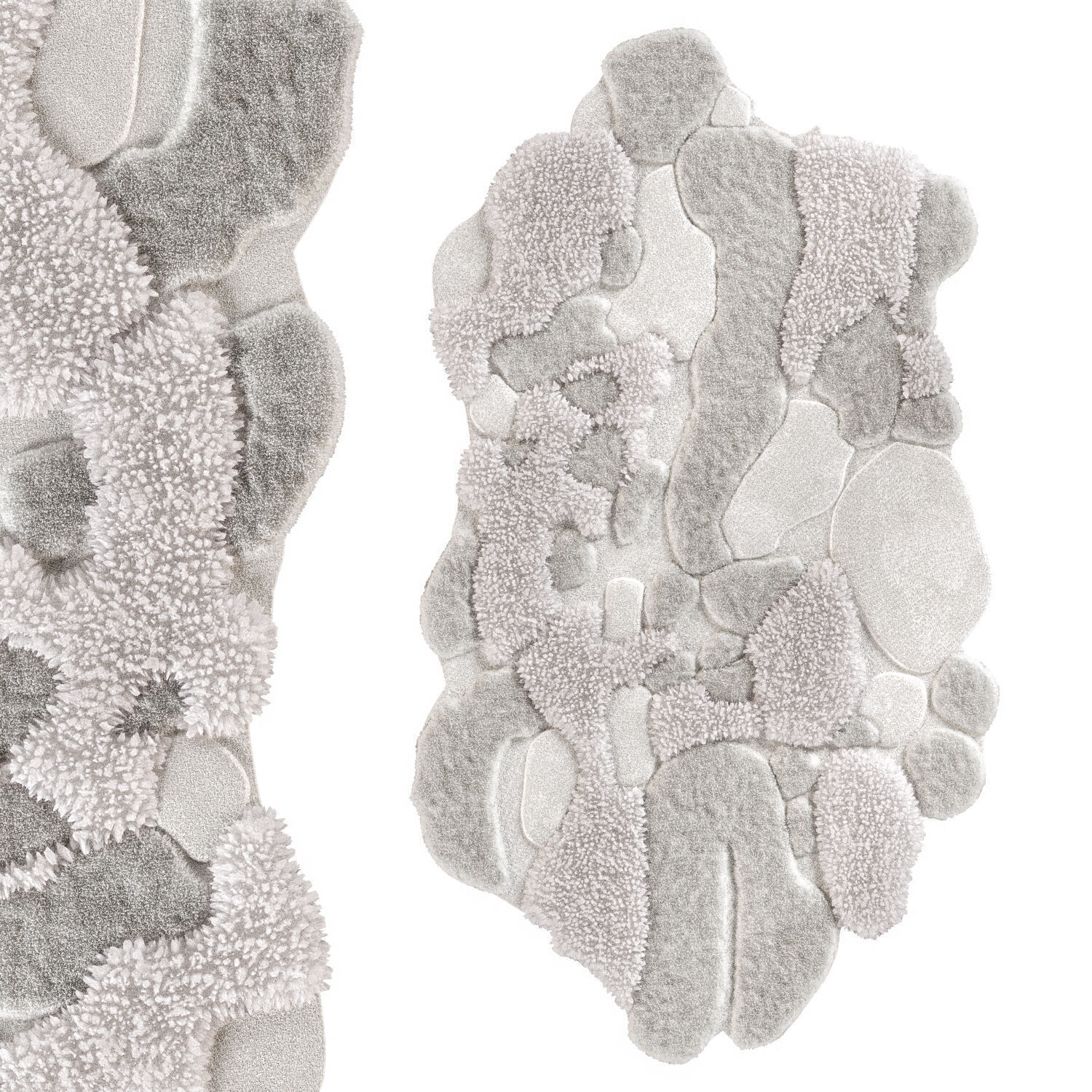 First snow carpet long 3D model_1