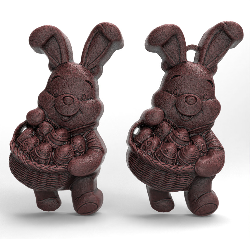 pooh bear easter decor  3D print model_1