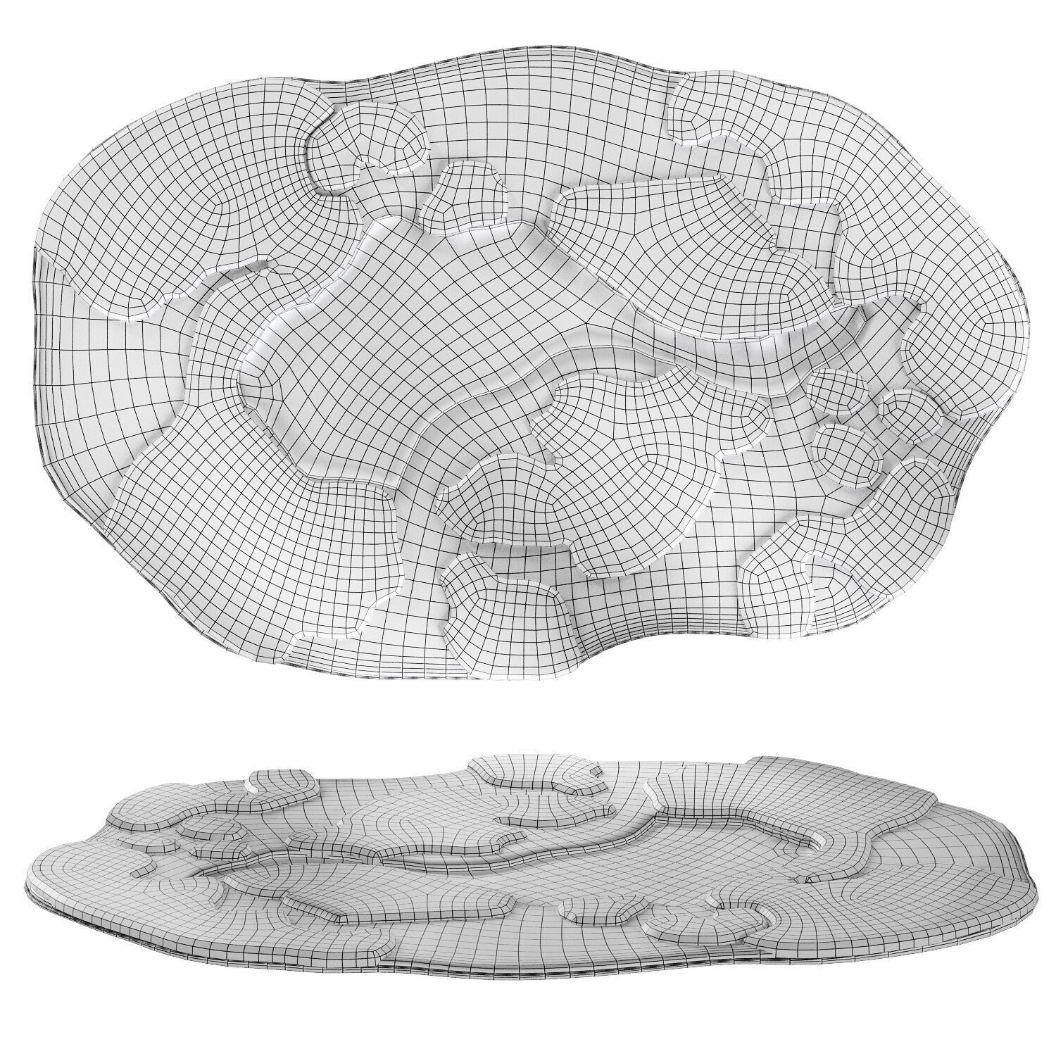 Moss Bath Mat 3D model_3