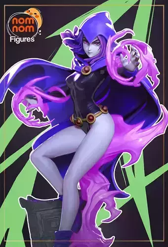 Raven - Teen Titans 3D print model
