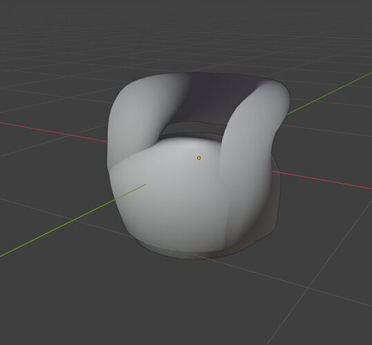 Lounge chair SERRA Low-poly 3D model