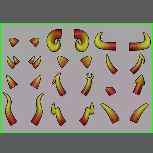 Troll Cosplay Horns 3D print model