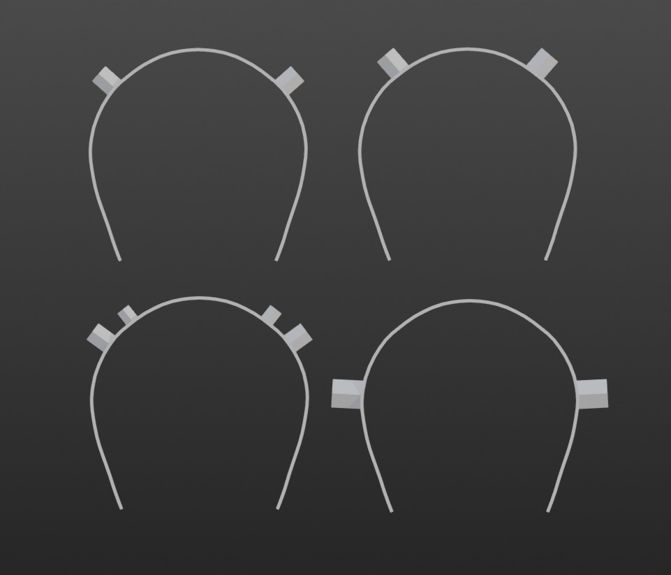 Troll Cosplay Horns 3D print model_4